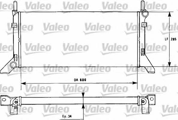 Valeo 730120 Радіатор охолодження двигуна 730120: Купити в Україні - Добра ціна на EXIST.UA!