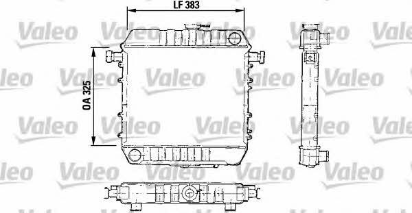 Valeo 730150 Радіатор охолодження двигуна 730150: Приваблива ціна - Купити в Україні на EXIST.UA!