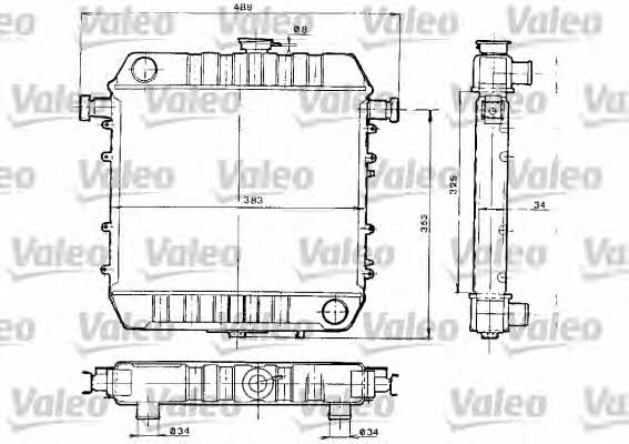 Valeo 730152 Радіатор охолодження двигуна 730152: Купити в Україні - Добра ціна на EXIST.UA!