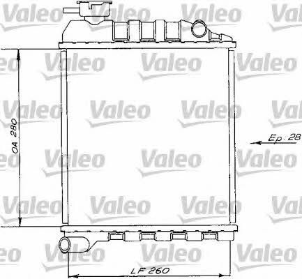Valeo 730172 Радіатор охолодження двигуна 730172: Купити в Україні - Добра ціна на EXIST.UA!