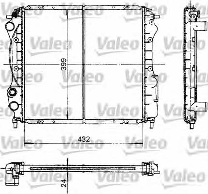 Valeo 730181 Радіатор охолодження двигуна 730181: Купити в Україні - Добра ціна на EXIST.UA!