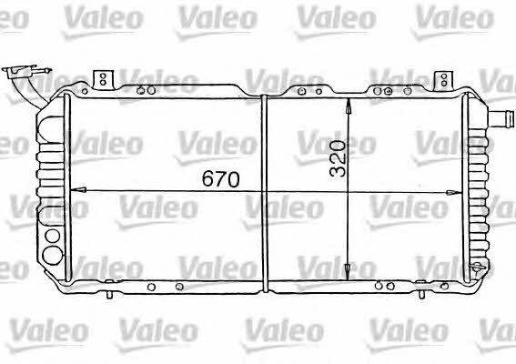 Valeo 730310 Радіатор охолодження двигуна 730310: Купити в Україні - Добра ціна на EXIST.UA!