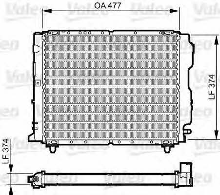 Valeo 730319 Радіатор охолодження двигуна 730319: Купити в Україні - Добра ціна на EXIST.UA!