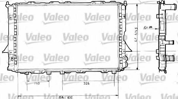 Valeo 730362 Радіатор охолодження двигуна 730362: Купити в Україні - Добра ціна на EXIST.UA!