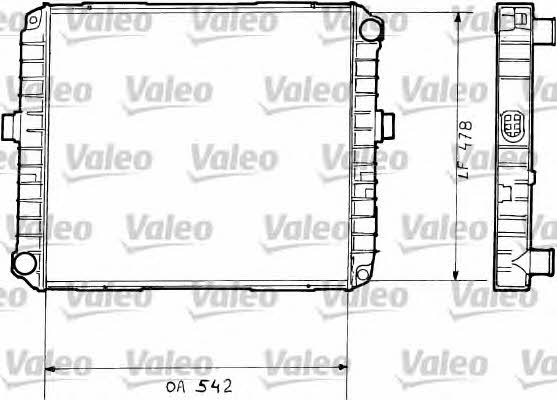 Valeo 730377 Радіатор охолодження двигуна 730377: Приваблива ціна - Купити в Україні на EXIST.UA!