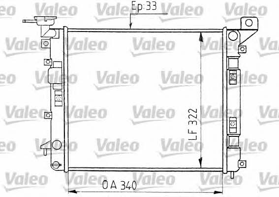 Valeo 730400 Радіатор охолодження двигуна 730400: Купити в Україні - Добра ціна на EXIST.UA!