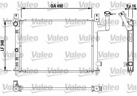 Valeo 730404 Радіатор охолодження двигуна 730404: Приваблива ціна - Купити в Україні на EXIST.UA!