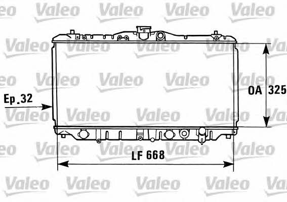Valeo 730430 Радіатор охолодження двигуна 730430: Купити в Україні - Добра ціна на EXIST.UA!