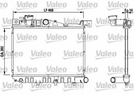 Valeo 730433 Радіатор охолодження двигуна 730433: Купити в Україні - Добра ціна на EXIST.UA!