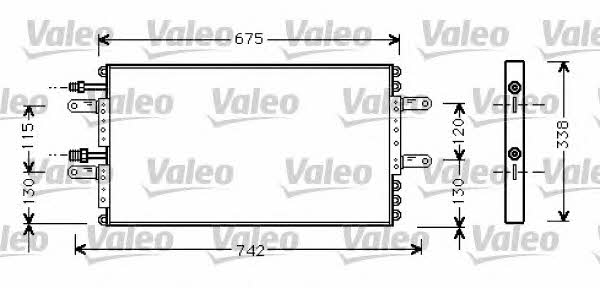 Valeo 818030 Радіатор кондиціонера (Конденсатор) 818030: Купити в Україні - Добра ціна на EXIST.UA!