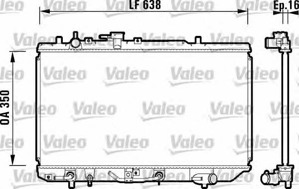 Valeo 734121 Радіатор охолодження двигуна 734121: Купити в Україні - Добра ціна на EXIST.UA!