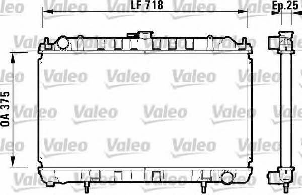 Valeo 734128 Радіатор охолодження двигуна 734128: Купити в Україні - Добра ціна на EXIST.UA!