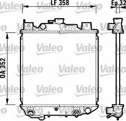 Valeo 734203 Радіатор охолодження двигуна 734203: Купити в Україні - Добра ціна на EXIST.UA!