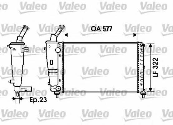 Valeo 734237 Радіатор охолодження двигуна 734237: Купити в Україні - Добра ціна на EXIST.UA!