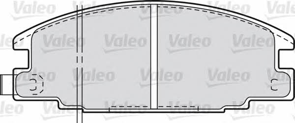 Valeo 598020 Гальмівні колодки, комплект 598020: Приваблива ціна - Купити в Україні на EXIST.UA!