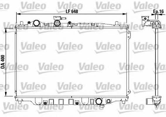 Valeo 730440 Радіатор охолодження двигуна 730440: Приваблива ціна - Купити в Україні на EXIST.UA!