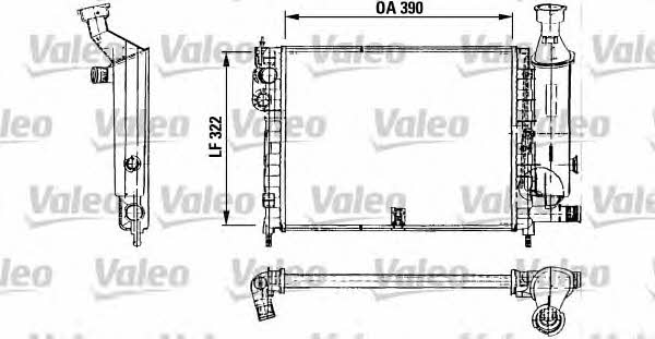 Valeo 730491 Радіатор охолодження двигуна 730491: Купити в Україні - Добра ціна на EXIST.UA!