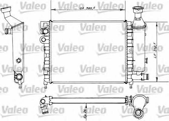 Valeo 730498 Радіатор охолодження двигуна 730498: Купити в Україні - Добра ціна на EXIST.UA!