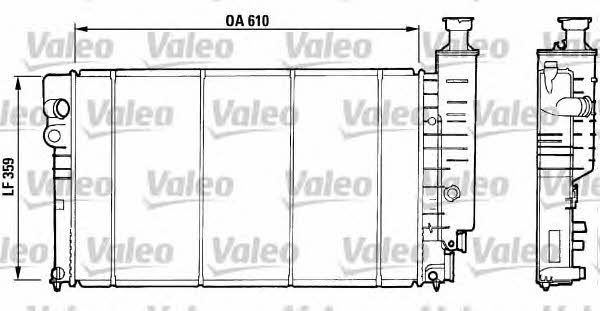 Valeo 730506 Радіатор охолодження двигуна 730506: Приваблива ціна - Купити в Україні на EXIST.UA!