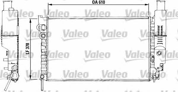 Valeo 730512 Радіатор охолодження двигуна 730512: Купити в Україні - Добра ціна на EXIST.UA!