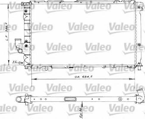 Valeo 730536 Радіатор охолодження двигуна 730536: Купити в Україні - Добра ціна на EXIST.UA!