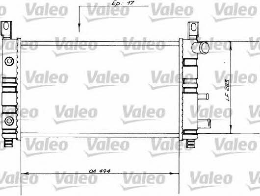 Valeo 730558 Радіатор охолодження двигуна 730558: Купити в Україні - Добра ціна на EXIST.UA!