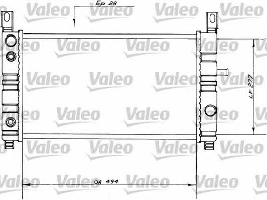 Valeo 730559 Радіатор охолодження двигуна 730559: Купити в Україні - Добра ціна на EXIST.UA!