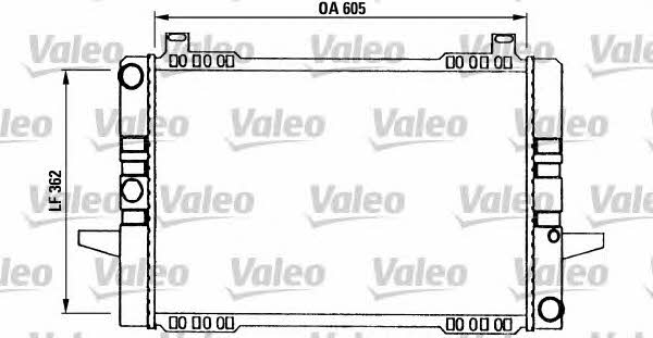 Valeo 730562 Радіатор охолодження двигуна 730562: Купити в Україні - Добра ціна на EXIST.UA!