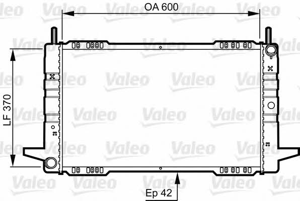 Valeo 730563 Радіатор охолодження двигуна 730563: Купити в Україні - Добра ціна на EXIST.UA!