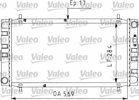 Valeo 730578 Радіатор охолодження двигуна 730578: Купити в Україні - Добра ціна на EXIST.UA!