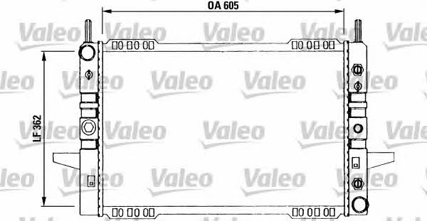 Valeo 730594 Радіатор охолодження двигуна 730594: Купити в Україні - Добра ціна на EXIST.UA!
