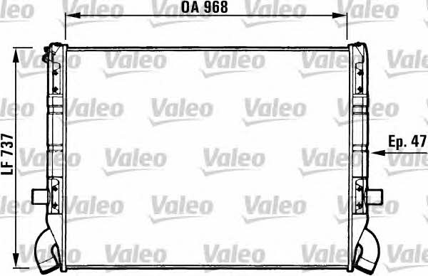 Valeo 730639 Радіатор охолодження двигуна 730639: Купити в Україні - Добра ціна на EXIST.UA!