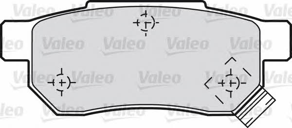 Valeo 598053 Гальмівні колодки, комплект 598053: Приваблива ціна - Купити в Україні на EXIST.UA!