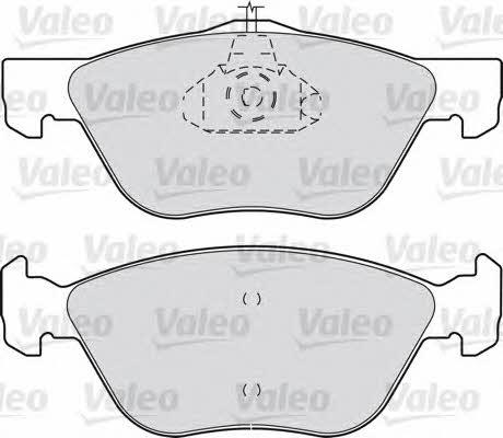 Valeo 598065 Гальмівні колодки, комплект 598065: Купити в Україні - Добра ціна на EXIST.UA!