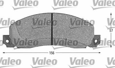 Valeo 598086 Гальмівні колодки, комплект 598086: Купити в Україні - Добра ціна на EXIST.UA!