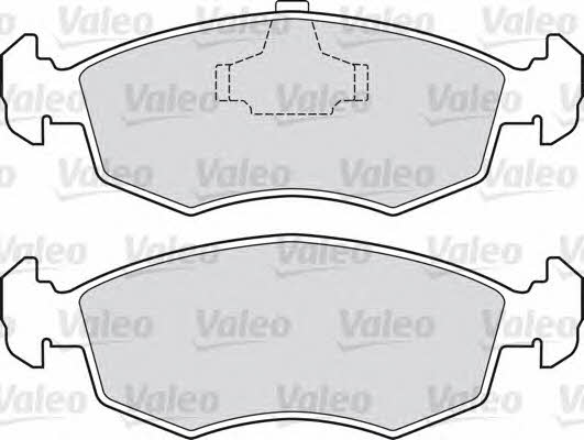 Valeo 598120 Гальмівні колодки, комплект 598120: Купити в Україні - Добра ціна на EXIST.UA!