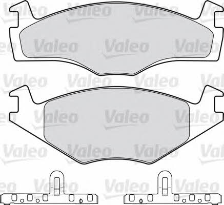 Valeo 598124 Гальмівні колодки, комплект 598124: Купити в Україні - Добра ціна на EXIST.UA!