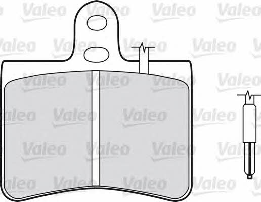 Valeo 598145 Гальмівні колодки, комплект 598145: Приваблива ціна - Купити в Україні на EXIST.UA!