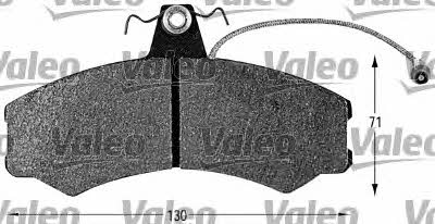 Valeo 598153 Гальмівні колодки, комплект 598153: Купити в Україні - Добра ціна на EXIST.UA!