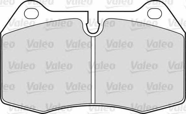 Valeo 598260 Гальмівні колодки, комплект 598260: Купити в Україні - Добра ціна на EXIST.UA!