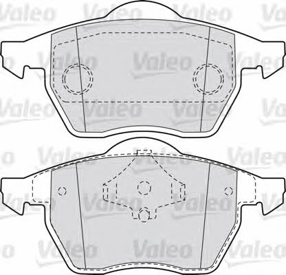 Valeo 598303 Гальмівні колодки, комплект 598303: Купити в Україні - Добра ціна на EXIST.UA!