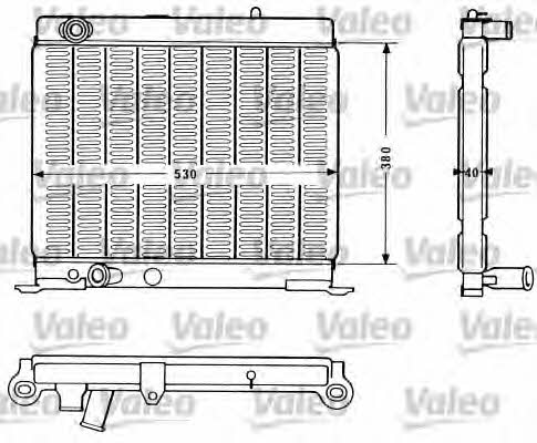 Valeo 810871 Радіатор охолодження двигуна 810871: Купити в Україні - Добра ціна на EXIST.UA!