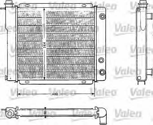 Valeo 810882 Радіатор охолодження двигуна 810882: Приваблива ціна - Купити в Україні на EXIST.UA!