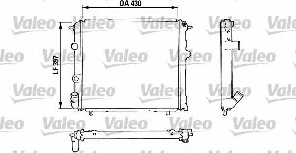 Valeo 810912 Радіатор охолодження двигуна 810912: Купити в Україні - Добра ціна на EXIST.UA!