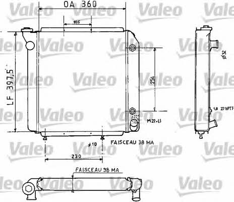 Valeo 810935 Радіатор охолодження двигуна 810935: Купити в Україні - Добра ціна на EXIST.UA!