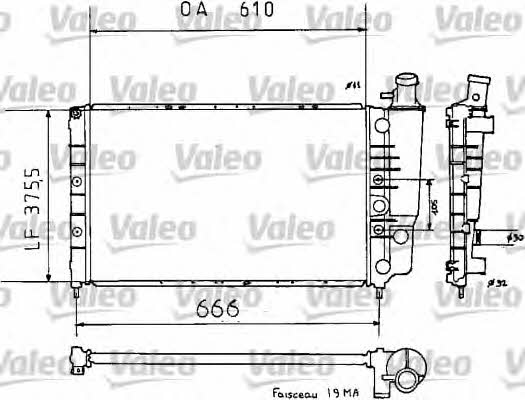 Valeo 810938 Радіатор охолодження двигуна 810938: Купити в Україні - Добра ціна на EXIST.UA!