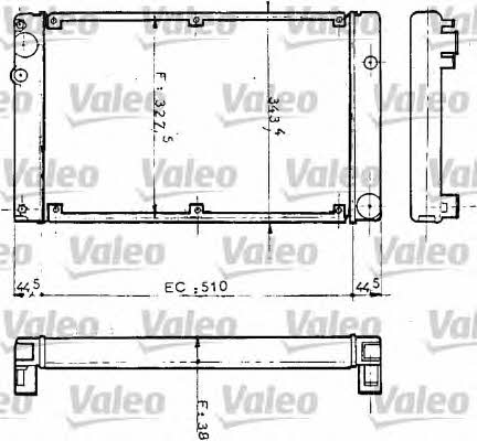 Valeo 810952 Радіатор охолодження двигуна 810952: Купити в Україні - Добра ціна на EXIST.UA!
