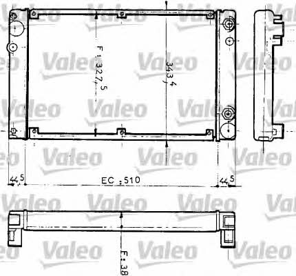 Valeo 810953 Радіатор охолодження двигуна 810953: Купити в Україні - Добра ціна на EXIST.UA!