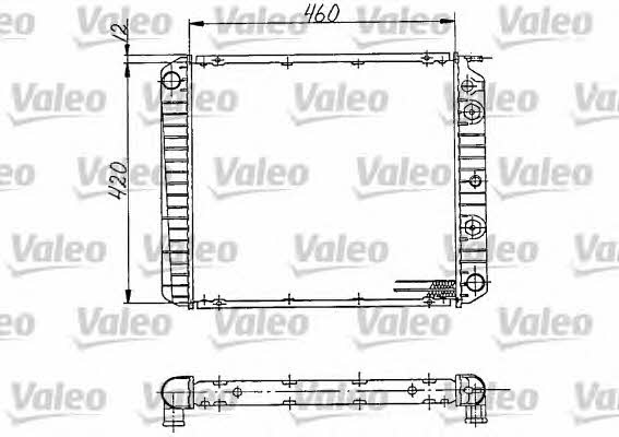 Valeo 810969 Радіатор охолодження двигуна 810969: Приваблива ціна - Купити в Україні на EXIST.UA!