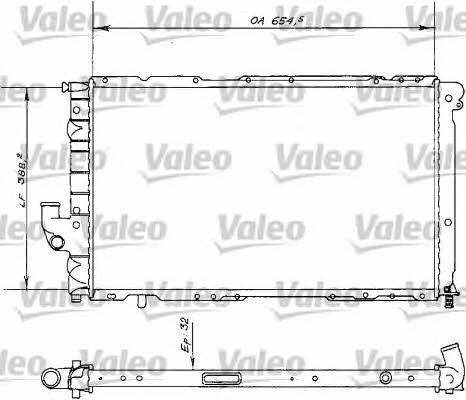 Valeo 810989 Радіатор охолодження двигуна 810989: Купити в Україні - Добра ціна на EXIST.UA!